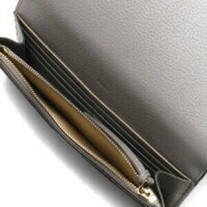 Chloe Long Gray Wallet Cashmere Alphabet
